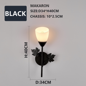 SUMEIYI Retro LED Wall Lamp Crystal Glass Flower Bedside Lamp Modern Wall Lamp Living Room Corridor Bedroom E27 3 Years Warranty