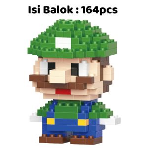Lego Brick DIY 3D Karakter Kartun / Mainan Balok Susun Mini Motif Lucu / Mainan Edukasi Anak GP Mall