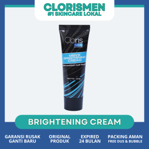 Clorismen Brightening Cream Skincare Pria Mencerahkan Dan Melembabkan Wajah Bebas Kusam Sekaligus Melindungi Dari Sinar UV