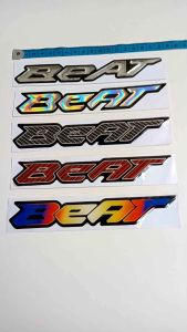 STIKER EMBLEM HONDA BEAT TIMBUL KUALITAS TERBAIK