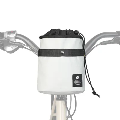 Rhinowalk 2.5L Bicycle Handlebar Bag Large Basket Bag Bike Front Bottle Kettle Pack Portable Shoulder Bag For Brompton 3Sixty Folding Bikes