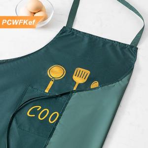 【PCWFKef】 Tạp dề không thấm nước oilproof có thể lau tay nhà bếp quần áo làm việc nhà nấu ăn làm sạch nam giới và phụ nữ phổ quát không tay tạp dề