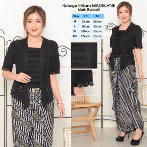 Atasan Kebaya Encim Kutu Baru Laser Cut NEW MADELYNE