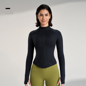 Áo khoác gió NAQI 753 tập gym chạy bộ thể thao vải gió mỏng nhẹ body chống nắng