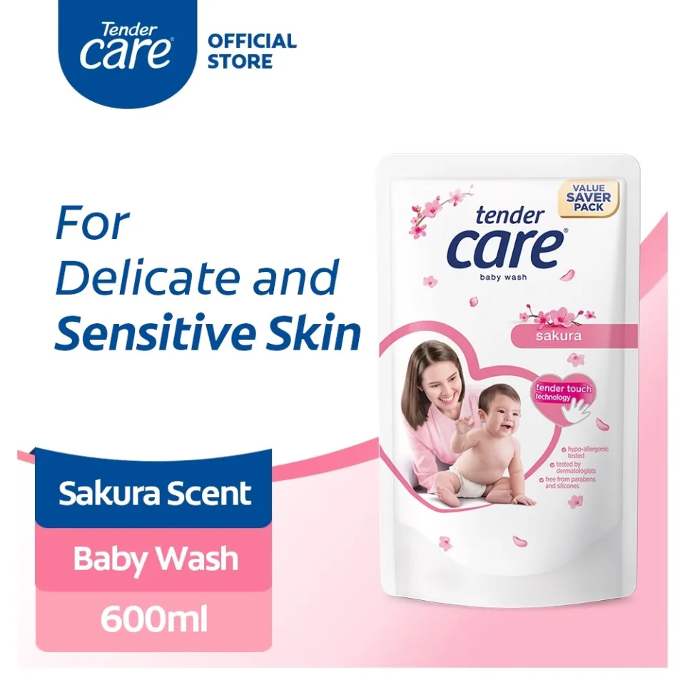 TENDER CARE, Sakura Baby Wash 500ml