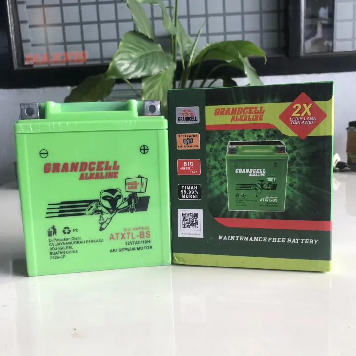 AKI%20MOTOR%20GRANDCELL%20ALKALINE%20KLX%20ATX7L-BS%2012V%207Ah%20-%20Image%205
