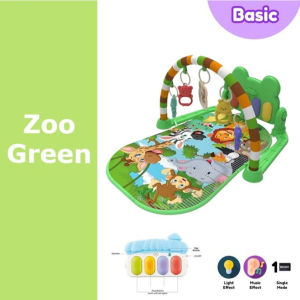 **Malaysia Seller ** **WITH PIANO & HANGING TOYS**Safety First Quality Comfortable Baby Playmat Piano Play Gym Toddler Playgym Play Mat With Music and Lights - Keyboard Version Start Music Young MULTIPLE MODE  baby toys Playmat