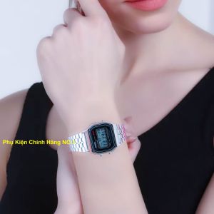 Đồng Hồ Nam/Nữ Casio A159 Black .f. Made In Japan Chống Nước Siêu Bền Pin Lâu