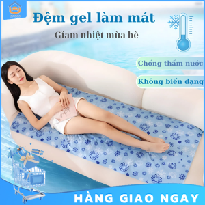 Đệm gel làm mát giảm nhiệt mùa hè khỏi nóng bức chất liệu PVC cao cấp chống thấm nước SP