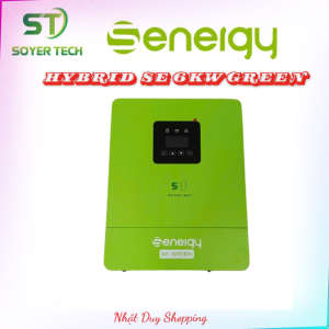 Biến Tần Hybrid Senergy 6KW SE 6K GREEN với MPPT: 60-450V 6000W .Hàng chính hãng BH 3 Năm-ST SOYER TECH