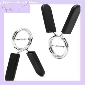 [Toplans]💖[HOT SALE]🎈🎈 25 28 30mm Barbell Clamp Spring Collar Clips Gym Weight Dumbbell Lock Standard Lifting Kit Barbell Lock
