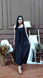 Daster Longdres Jumbo Big Size Yukensi Tanpa Lengan