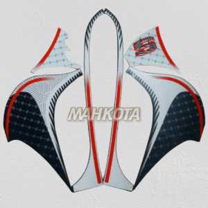 STRIPING STICKER LIS LES POLET honda scoopy fashion 2023 2024 matte blue list motor standar kualitas termurah