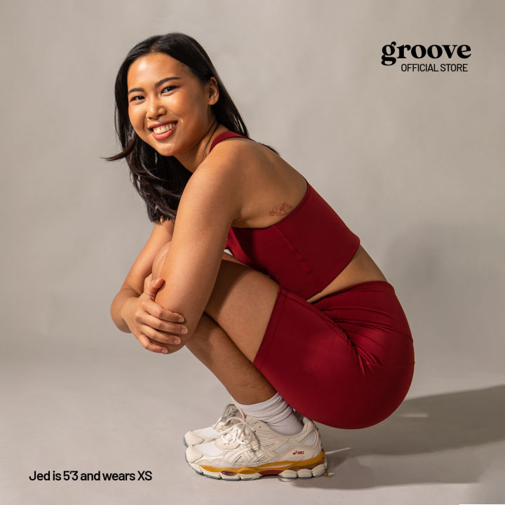 Groove Activewear Compressive Shorts (Tart) [Cycling Shorts Biker