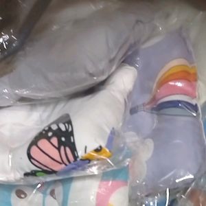 Crown pillow and square pillow extra head pillow for babies