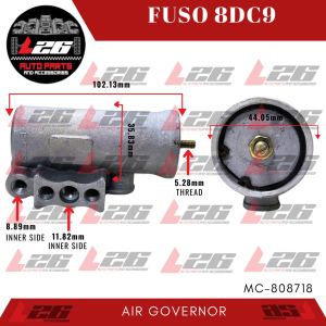 Mitsubishi Fuso Super Great 8DC9 Truck Air Governor with fitting gasket MC-808718