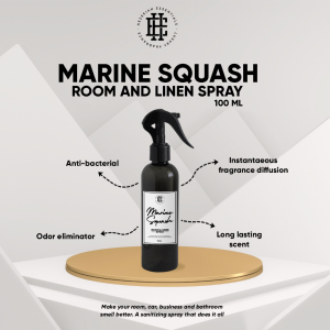 Hezekiah Room and linen spray Marine Squash Hotel Scent Fragrance Room Car bathroom Linen Anti-bacterial Spray freshener