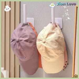 Jion Love 1PCS Hat Holder Sticky Wall Mount Hook For Baseball Cap Casual Hat Storage Hook Free-punch Paste Portable Door Closet Hanger