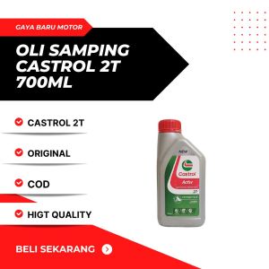 OLI SAMPING CASTROL 2T 700ML LOW SMOKE ORIGINAL
