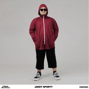 JAKET SPORTY Riado Sportwear Kasual Olahraga Pria Ikhwan by Rosal