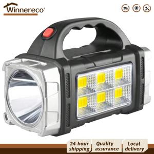 [Winnereco Flagship Mall]Outdoor LED Camping Lantern 15W USB Rechargeable Waterproof Light for Hiking and Nighttime Activities