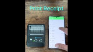 =Portable 58mm Bluetooth Thermal Receipt Printer For IOS & Andoird Mini Wireless Pos Retail Restaurant Topup Printer