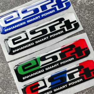 FI Emblem ESP ESP+ Logo Epoxy Resin Reflective 3D Sticker for Motorcycle Scooter Body Fuel Tank Top Box Helmet Accessories Decals