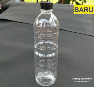 BOTOL BARU & BEKAS PLASTIK BENING ISI 1000 MILI / 1 LITER