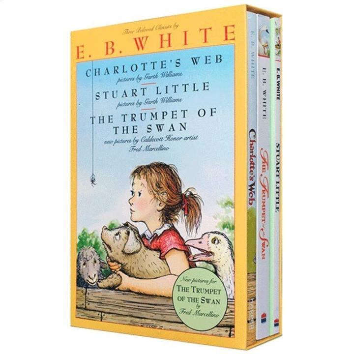 Charlotte's Web original English novel book Charlotte's web 3 volumes