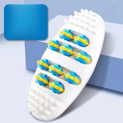 【ผ่อนคลายความเครียด】เครื่องนวดฝ่าเท้าแบบลูกกลิ้ง เครื่องนวดที่บ้าน ลูกกลิ้งนวดขาและเท้าแบบบีบอัด