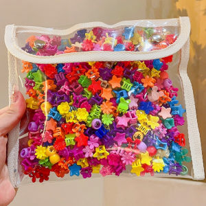 【ZEVER】100 chiếc kẹp tóc Dopamine nhiều màu sắc cho trẻ em cỡ nhỏ kẹp tóc cho bé dễ thương kẹp tóc nhỏ quà tặng phụ kiện tóc cho bé gái