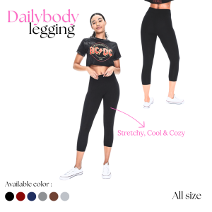 Daily Body Legging 7/8 Premium Stretch Highwaist Seamless Anti Jiplak