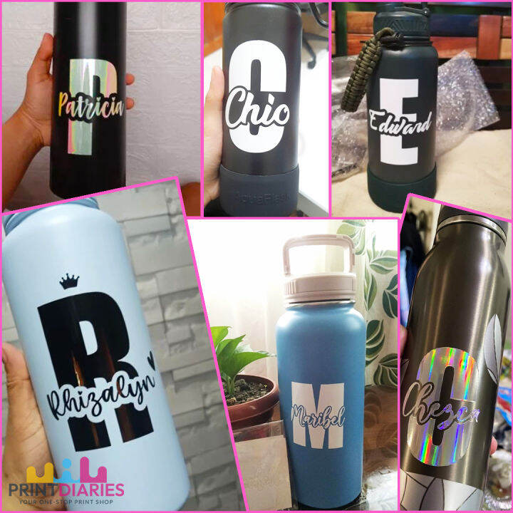 Personalized stickers for hydro hot sale flask