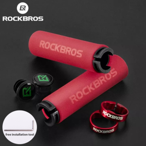 ROCKBROS จักรยานจับจับฟองน้ำกันกระแทกสบายถนนจักรยานจับบาร์จับกันลื่นขี่จักรยานจับครอบคลุม