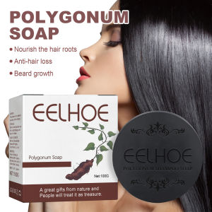 【BUY 1 TAKE 1】Eelhoe Polygonum Multiflorum Soap white to black shampoo Deep Cleansing Scalp Natural Darkening Repair Nourish Hair