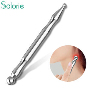 Salorie Stainless Steel Acupuncture PenGuasha Deep Tissue Massage Tool Manual Acupuncture Massager Pen for Full Body Back Neck Face Meridian Pain Relief