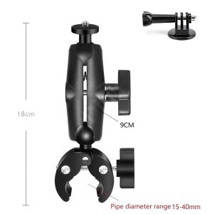 【in stock】Motorcycle Mount Handlebar Bracket For Ins360 X5 X4 X3/GoPro 13/DJI Action 5 Motorcycle Selfie Stick