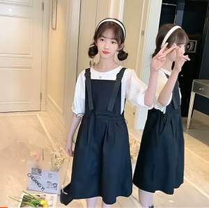 R23 Setelan baju dan rok kodok import anak perempuan terbaru
