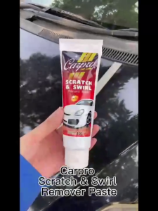 Carpro ครีมลบรอยขนแมวและคราบมูลนก ขจัดยางมะตอย Scratch & Swirl Remover Paste 100 กรัม