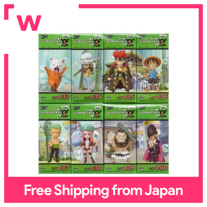 One Piece World Collectible Figures - Kamabakka Kingdom Complete Set of 5 Types