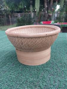 หวดซิ่ง หวดหนึ่งข้าวเหนียวในหม้อหุงข้าว หวดอุ่นอาหารทำจากไม้ไผ่สานอย่างดี ขนาด 8 นิ้ว