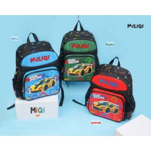 Ransel Anak Laki Laki  Gambar Mobil Ori Brand Miliqi