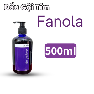 Dầu gội tím FANOLA NO YELLOW [ Mẫu Mới ] - khử vàng giữ màu cho tóc tẩy tóc nhuộm màu thời trang