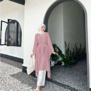 Tunik Sahara Batwing Crinkle Airflow