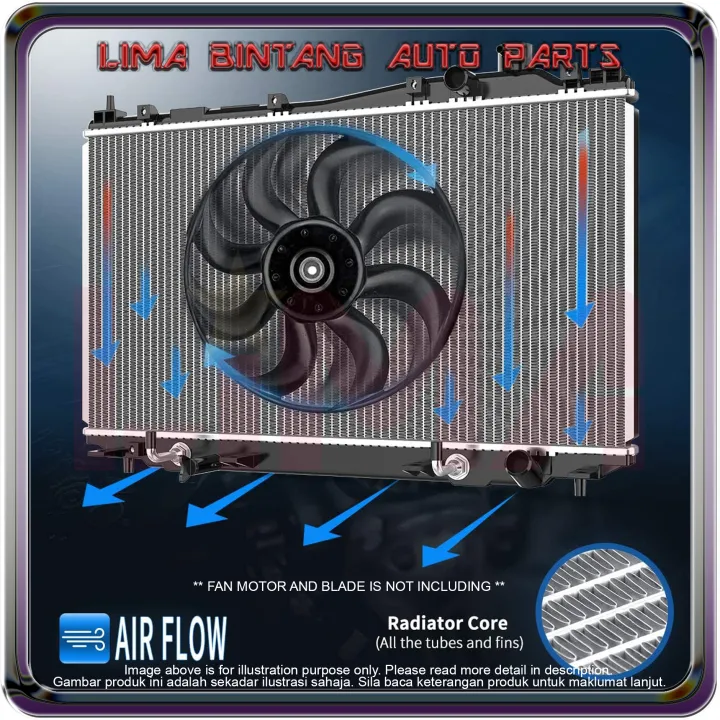 Kacnil Radiator Perodua Kancil Radiator ( Single / Double Layer ) *Free Cap* | Lazada