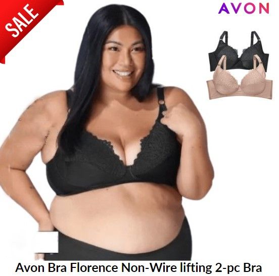 NYJ Avon Bra Plus Size Sale Florence Non-wire Lifting 2-pc Bra Set Avon Bra  for Women Without Wire Avon official Store