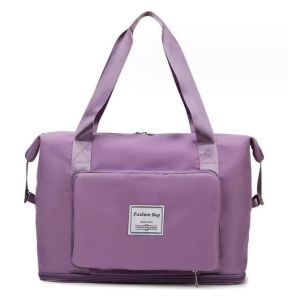 [LOCAL SELLER] Big Capacity Foldable Travel Luggage Duffel Bag Expandable Multifunctional Waterproof Gym Bag Hand Carry