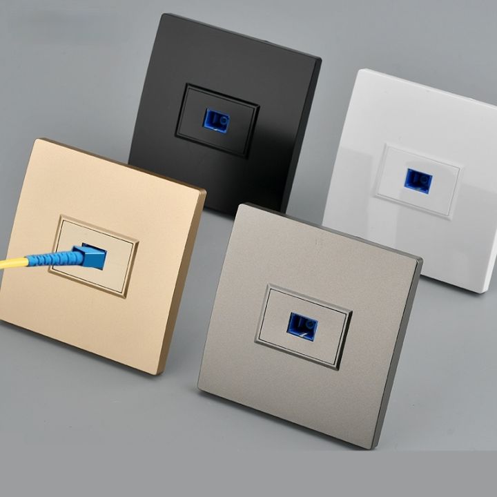 Depoguye Wall-mounted one port fiber optic information socket panel SC ...