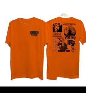Kaos Atasan oblong pria Lengan pendek Kaos oblong Sablon zoro depan belakang Kaos pria / Kaos Oblong/ Baju Kaos Tshirt/ Tshirt pria / Tshirt pria