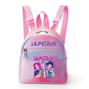 CANICECA Character Print Kpop Demon Hunters Backpack Mini Rumi Mira Zoey Girls Backpack Fashion Simple Kids Schoolbag Children Gifts